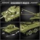 Конструктор танк М26 Pershing Tank Mould King Technik 20035 на 1054 деталей с дистанционным управлением - изображение 7