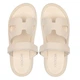 Шльопанці жіночі шкіряні Aero Light бежеві розмір 36 - зображення 4