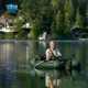 Надувная лодка Intex 68381 Big Catch Pro зеленая одноместная до 140 кг рыболовная с веслами и ручным насосом 165х120х38 см (9-163-68381) - изображение 5