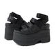 Босоніжки UGG Goldenstar Ankle Strap Platform Sandal black 37 чорні - изображение 1