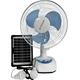 Портативний акумуляторний вентилятор для підлоги SONALAS SL662 12″ з сонячною панеллю, акумулятором 4500 мАг, автообігом і 2 LED-лампами - зображення 2