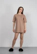 Жіноча туніка домашня N.EL. 782-12-14 XXL коричневий 84089 - зображення 1