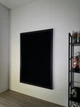 Стенд/панель/дошка для шевронів і патчів, XL (60x90см), чорна рамка, чорна суцільна тканина - зображення 3