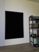 Стенд/панель/дошка для шевронів і патчів, XL (60x90см), чорна рамка, чорна суцільна тканина - зображення 4