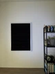 Стенд/панель/дошка для шевронів і патчів, L (50x70см), біла рамка, чорні смужки - зображення 2