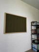 Стенд/панель/дошка для шевронів і патчів, L (50x70см), рамка світле дерево, смужки хакі - зображення 9
