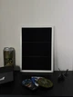 Стенд/панель/дошка для шевронів і патчів, XS (21x30см), біла рамка, чорні смужки - изображение 2