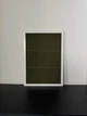 Стенд/панель/дошка для шевронів і патчів, XS (21x30см), біла рамка, смужки хакі - зображення 3