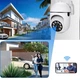 Беспроводная IP-камера видеонаблюдения UNC M923 для улицы и дома с ночным видением и обнаружением человека, поворотная уличная Wi-Fi-камера с записью на карту памяти и удалённым доступом с передачей видео на телефон - изображение 9
