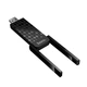 Зовнішня антена USB Wi-Fi адаптер Hoco HI34 WiFi 6 дводіапазонний мережевий бездротовий 600 Mbps Чорний - зображення 5