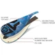 Весло для SUP Starboard Enduro Tiki Tech S35 Карбон 2 секции 211.5 см 653 г (701485ALP) (2083230501009) - изображение 6