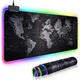 Великий геймерський RGB килимок з підсвічуванням (ігрова поверхня) 800x300x3 мм - зображення 1