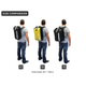 Герморюкзак OverBoard Classic Backpack 20L ПВХ 43x24x16.5 см водонепроницаемый (202110ALP) (OB1141BLK-EU) - изображение 4