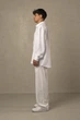 Льняная рубашка мужская v.1 White 8XL - изображение 3