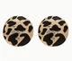 Женские сережки jewelry Черно-золотистые - изображение 4
