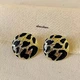 Женские сережки jewelry Черно-золотистые - изображение 6