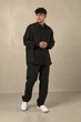 Льняная рубашка мужская v.1 Black 6XL - изображение 2