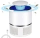 Лампа-ловушка уничтожитель комаров, мошек и насекомых Mosquito Killer Lamp, 5 Вт, антимоскитный светильник, безопасен для детей, беременных и аллергиков, белый - изображение 1