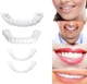 Многоразовые накладки на зубы Snap On Smile Veneers, универсальные виниры для зубов съемные, комплект на 2 челюсти, безопасные, белые - изображение 3