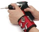Магнітний браслет Magnetic Wristband, 33,5 х 9 см, для кріплення гвинтів, цвяхів та інших інструментів, з потужними магнітами, червоний - зображення 3