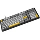 Клавіатура Ajazz AK870 MAX, Black/Gray/Yellow (AK980-MAX-M-BGY) - зображення 5