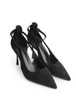 Туфлі жіночі на підборах Meideli 6262/Black/Ecosuede/T530-1/B 40 Чорний - изображение 2