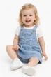 Сарафан для девочки 3pommes 31072 голубой 74 - изображение 3