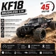 Машинка на радиоуправлении KF18 1:14 4WD до 55 км/ч, RC внедорожник, радиоуправляемый автомобиль на пульте, полный привод + аккумулятор - изображение 2