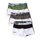 Набір чоловічих трусів боксерів Lesko PB3259 3XL Green/Gray/Black з 3 шт. - зображення 1