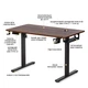 Стол с электрорегулировкой высоты Mealux PowerDesk Energy Walnut (EVO-201 Energy Walnut/B) - изображение 2