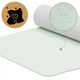 Коврик спортивный Actiget TPE 183 x 61 x 0.6 см для йоги и фитнеса ACT0024 Mint/Grey - изображение 9