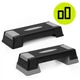 Степ-платформа 2-ступенчатая Actiget 73 х 28.5 х 12-17.5 см ACT0120 Black/Grey - изображение 20