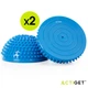 Полусфера массажная балансировочная Actiget Balance Pad 16 см 2 шт массажер для ног, стоп ACT0117 Blue - изображение 4
