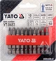 Набір біт YATO блістер 10 шт. YT-0483 - зображення 3