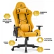 Геймерське крісло Hell's Chair HC-2001 Yellow - изображение 10