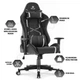 Геймерське крісло Hell's Chair HC-2001 Black White - изображение 9