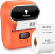 Принтер для термоэтикеток Label Maker Phomemo M110 портативный Оранжевый - изображение 3