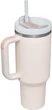 Термокружка Stanley Quencher H2.O FlowState™ Tumbler з трубочкою і ручкою 1.18 л Світло рожева - зображення 2