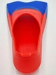 Ласты для плавания Zoggs Ultra Blue тренировочные короткие силиконовые ласты для бассейна 33/34 (20,5 см) Красный,синий (311389) - изображение 8
