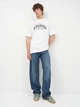 Футболка хлопковая длинная мужская Adidas Originals GFX KE0136 XL Белая с принтом (4068821852853) - изображение 3