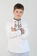 Дитяча вишита сорочка Piccolo «Дерево роду» (біла тканина, комбінована вишивка гладдю)| Розмір 122 - зображення 2