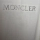 Футболка хлопковая длинная мужская Moncler Embroidered Tonal Logo Cotton T-Shirt MC12001.4M M Белая с вышивкой (121282792893) - изображение 6