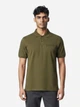 Поло длинное мужское Tommy Hilfiger Tonal Embroidery Logo TH12001.3XL XL Хаки (444581224118) - изображение 1