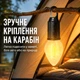 Лампочка акумуляторна для кемпінгу лампа світлодіодна LED 3 режими свічення світильник з гачком ліхтар портативний BRS - зображення 3