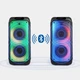 Портативна акустична Bluetooth-колонка з RGB-підсвічуванням і мікрофоном ZPX-7785 2х8" 500Вт 84х36х34 см - изображение 2