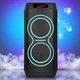Акустическая переносная колонка ZXX-5550 80Вт 2x8" TWS/FM/USB/TF/BT/REC/LED/2MIC/ДУ - изображение 2