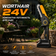 Акумуляторна міні ланцюгова пила WorthAir 24V - зображення 2