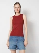 Майка женская Vero Moda 10344228 L Russet Brown (5715870847635) - изображение 1