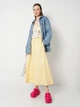 Юбка миди летняя женская Vero Moda 10346135 M Golden Haze (5715871945064) - изображение 3