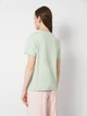 Футболка хлопковая женская Vero Moda 10294544 M Aqua Foam (5715870850635) - изображение 2